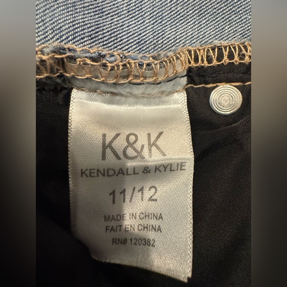 Kendall & Kylie Kontouring Jeans High Rise Skinny Juniors Size 11/12 Retail $128 - Picture 8 of 11